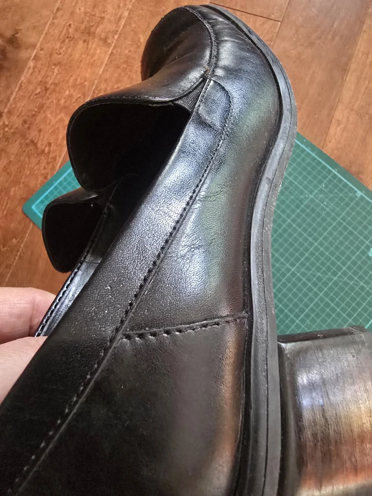 Naturalizer Black Leather Loafers size 8 - photo 2