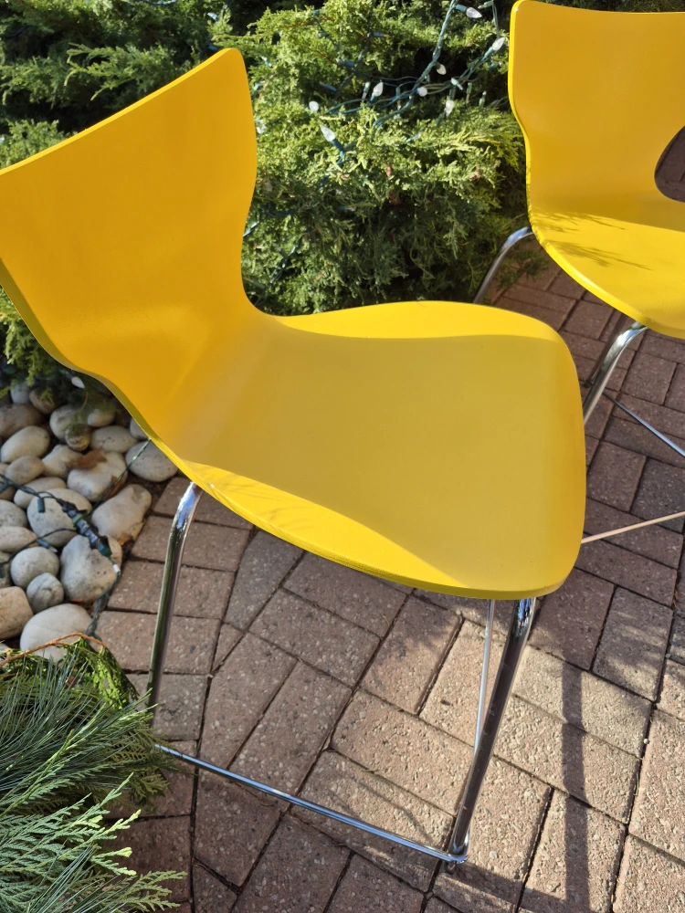 Yellow Modern Accent Chairs - GREAT FIND - photo 2