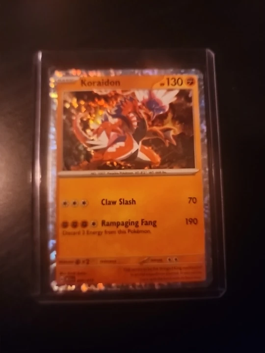 Koraidon Pokemon Card