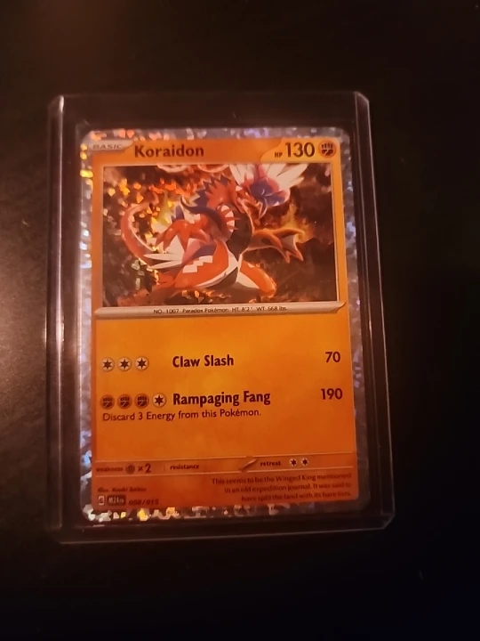 Koraidon Pokemon Card - photo 2