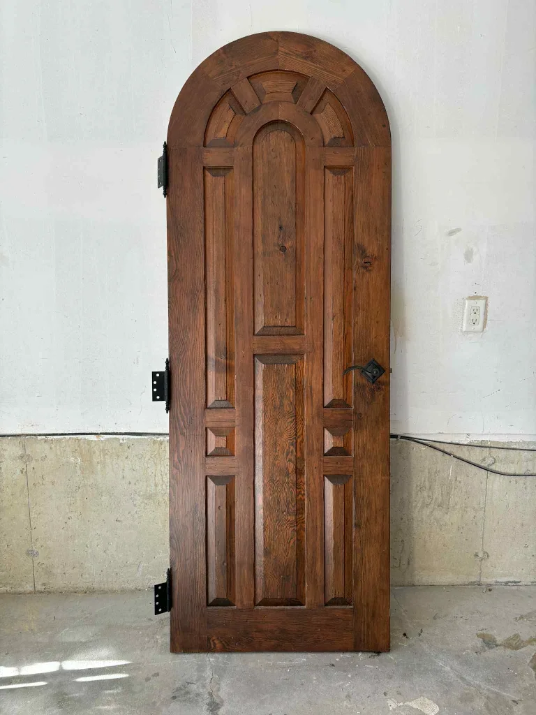 Rustic Arched Wood Door (30"x83") image indicator(2)