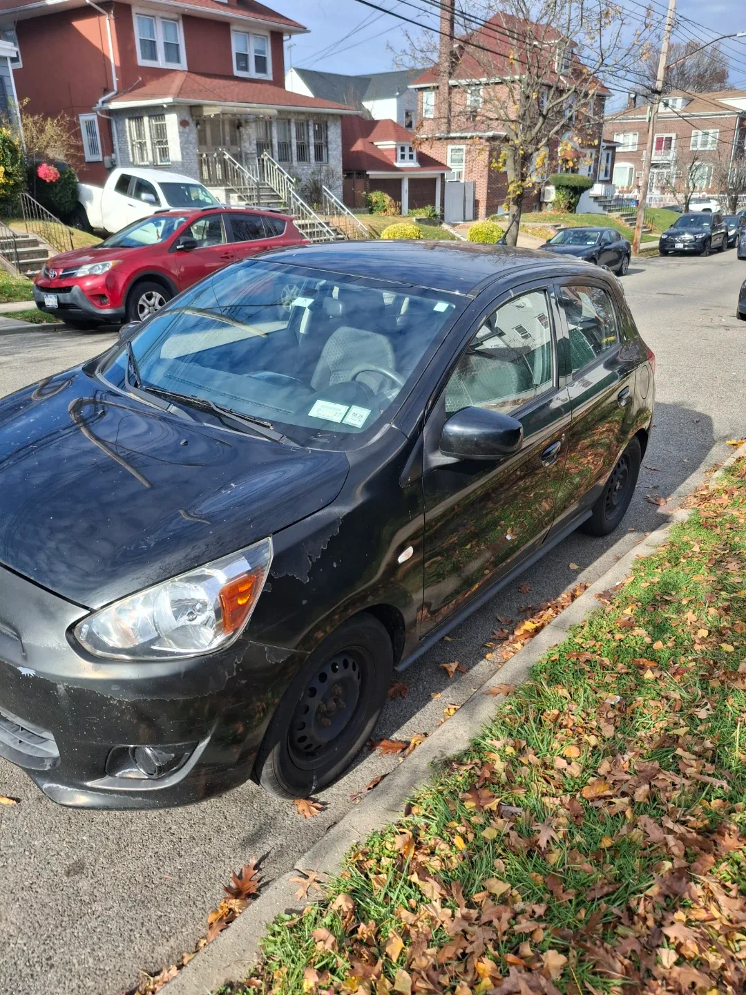 Mitsubishi Mirage - Black Hatchback