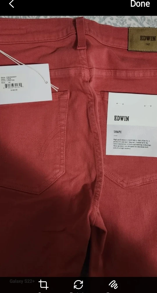 Edwin E8000005ST Jeans - Size 24 - New with Tags! - photo 3