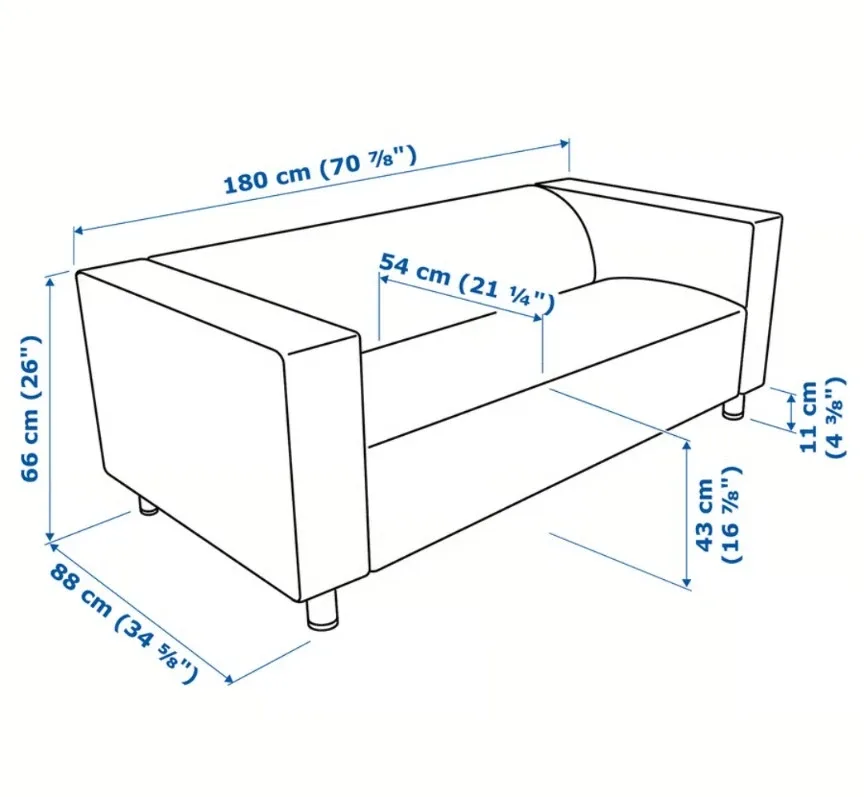 IKEA Klippan 2-Seat Sofa image indicator(2)