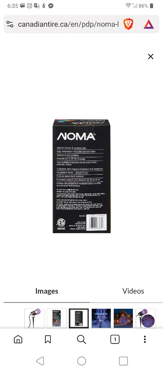 NOMA Light Ribbon Projector image indicator(3)