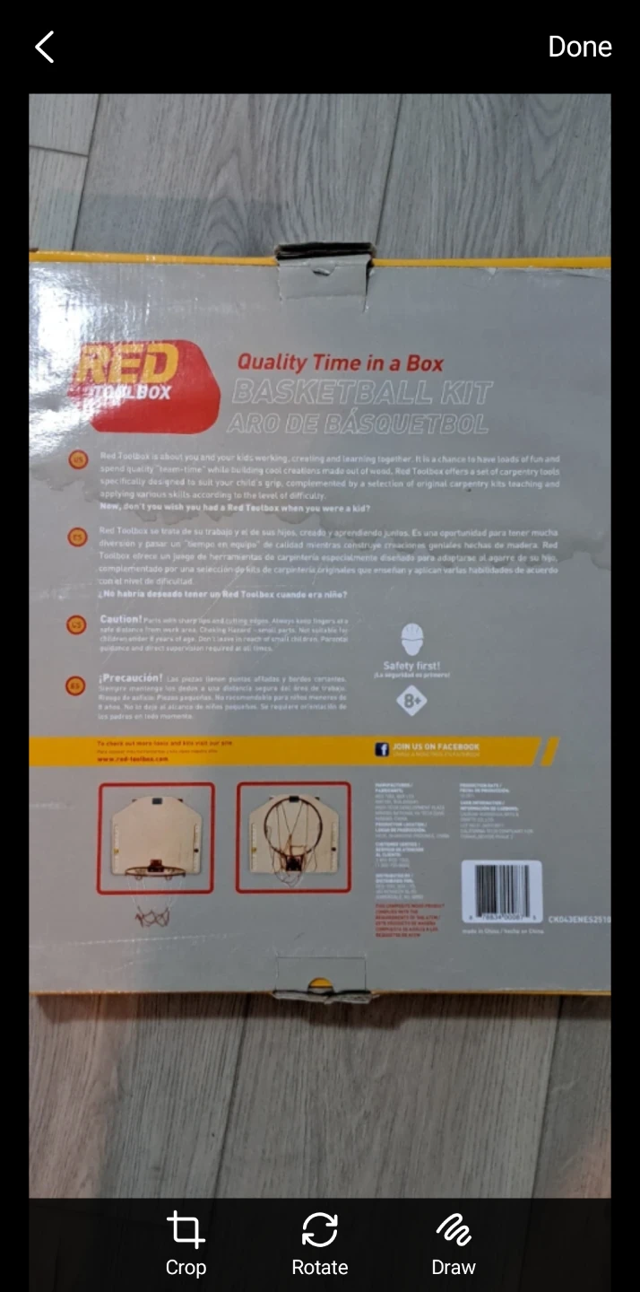 Build your own basket ball hoop kit for kids - photo 4
