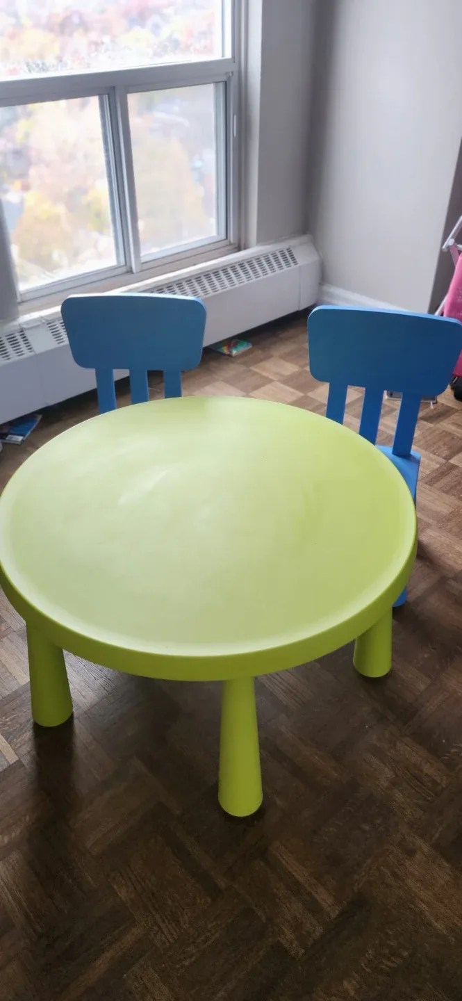 Ikea Kids Table and chair