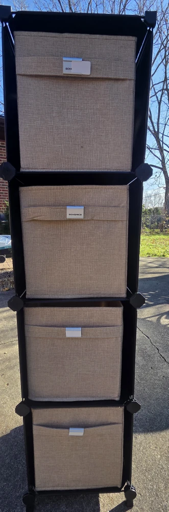 SONGMICS 4-Tier Storage Organizer