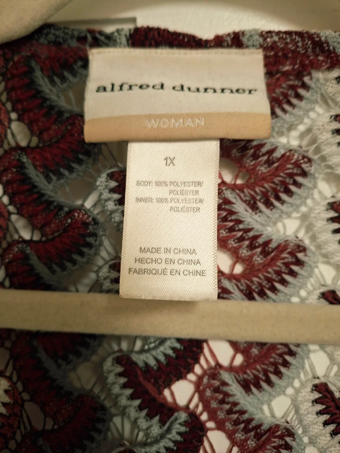 Alfred Dunner 1X Woman Cardigan image indicator(2)