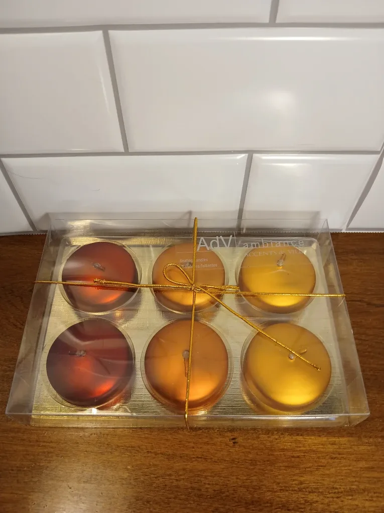 Ambience Metallic Coloured Tea Candles image indicator(3)