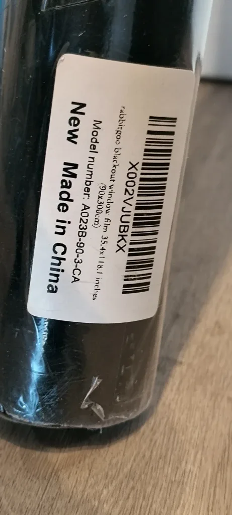 New Rabbitgoo Blackout Window Film 35.4x118.1 inches image indicator(3)