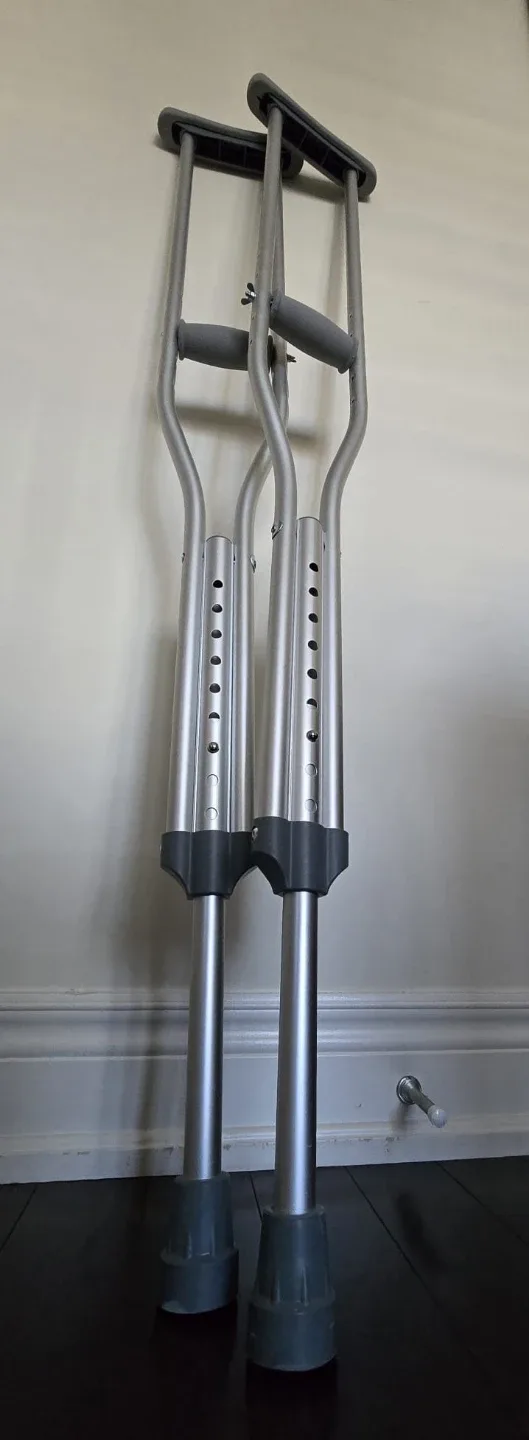 Adjustable Aluminum Crutches image indicator(3)