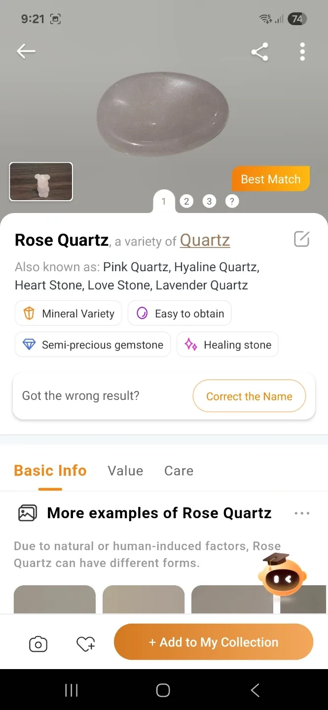 Rose Quartz & Blue Aventurine Quartz Bear Figurines image indicator(3)