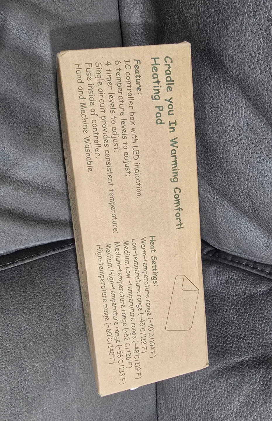 Electric Heating Pad - 11.8 x 23.6 inches image indicator(7)