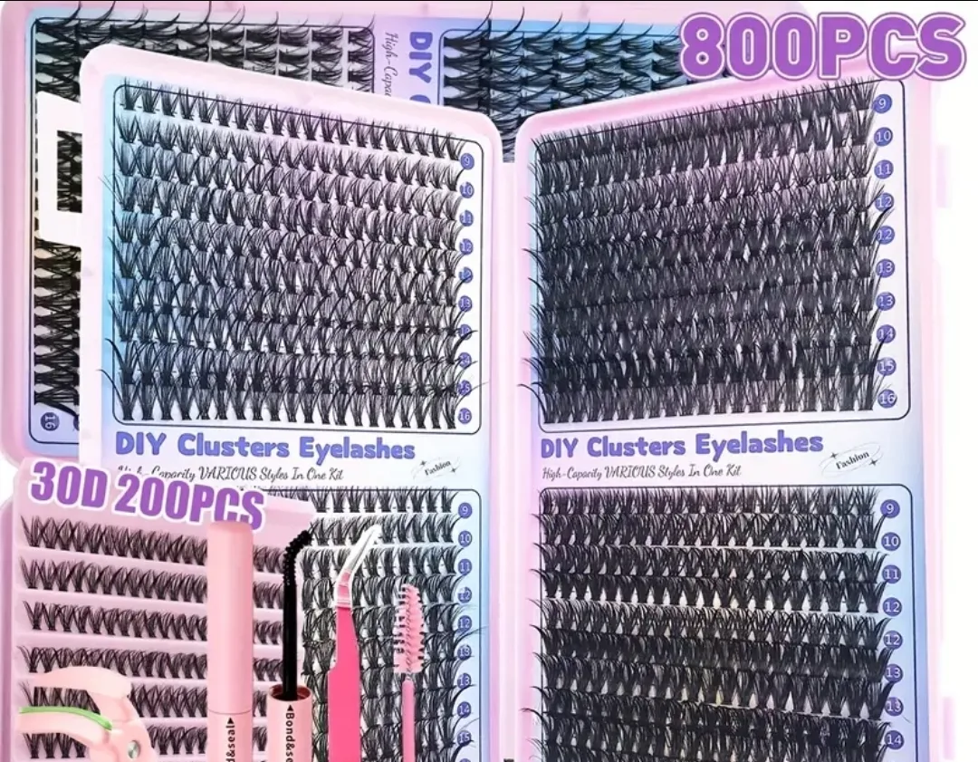 ✨ DIY Cluster Eyelash Extension Kit – Salon Results at Home! ✨ image indicator(2)