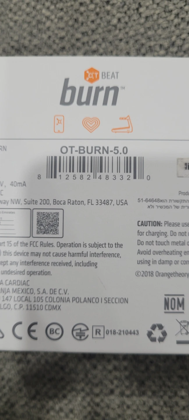 Orangetheory OTBeat Burn 5.0 Heart Rate Monitor - photo 2