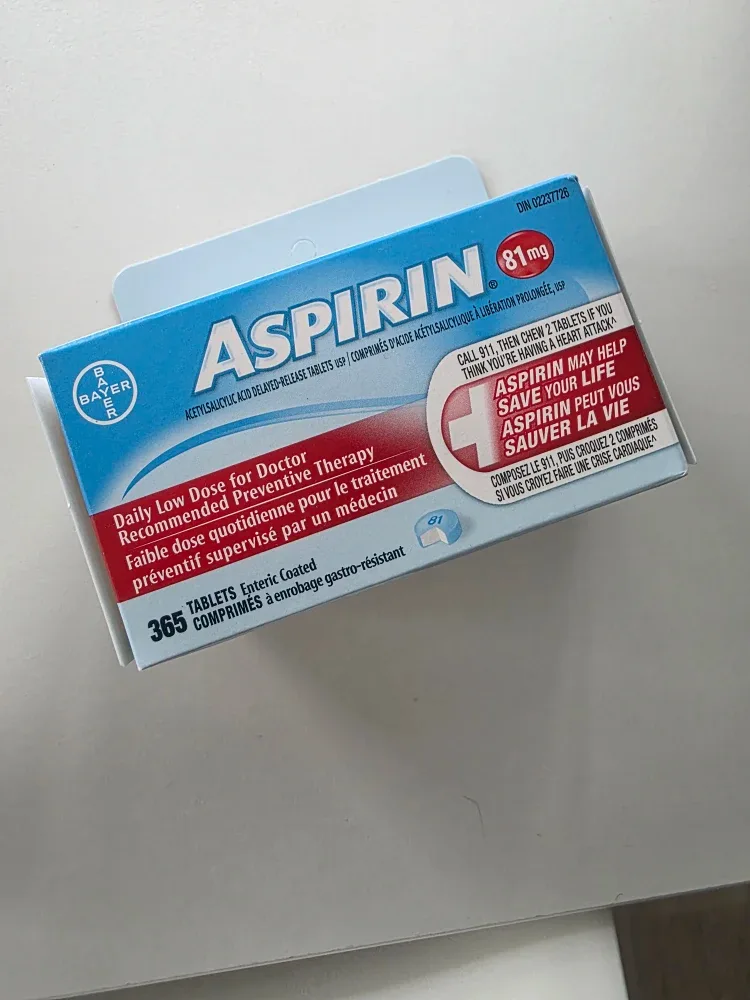 Bayer Aspirin 81mg, 365 Tablets