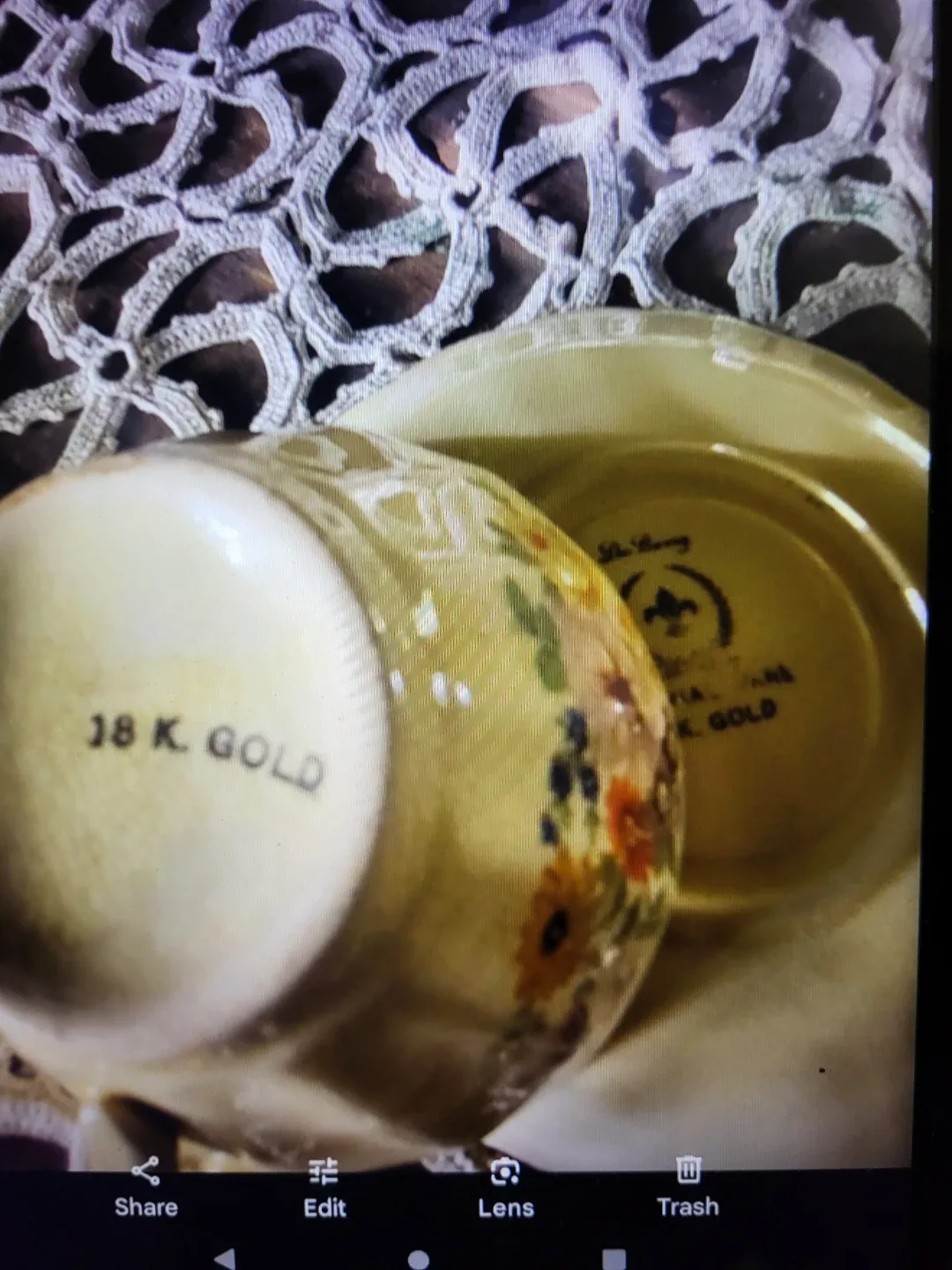 Vintage Shelley Tea Cup and Saucer Set image indicator(5)