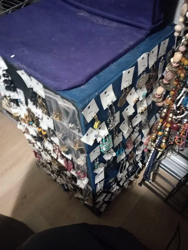 Treasure trove with approximately 300lbs+  of costume jewellery image indicator(2)