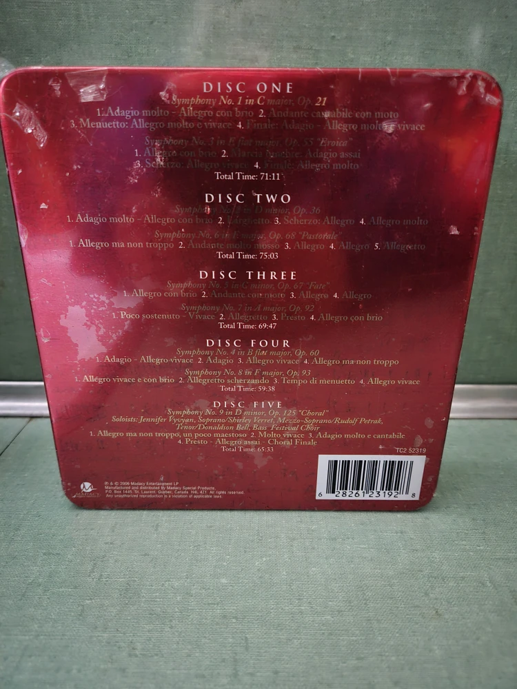 Beethoven: The Nine Symphonies CD Box Set - photo 2
