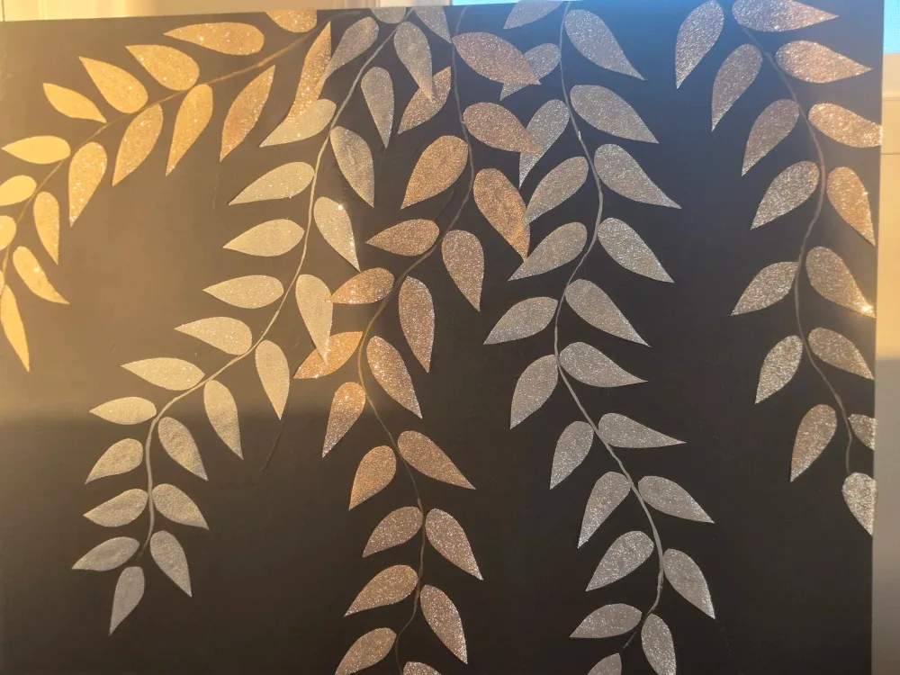 Handmade Gold and silver  Wall Art