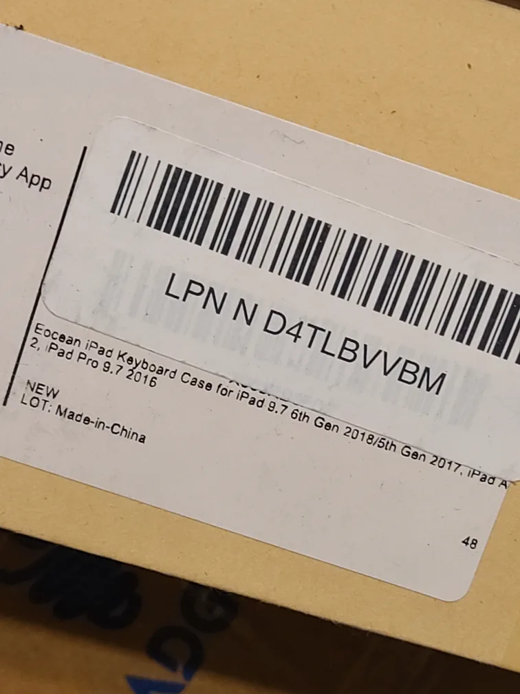 Eocean iPad 9.7" Keyboard Case - Black image indicator(3)