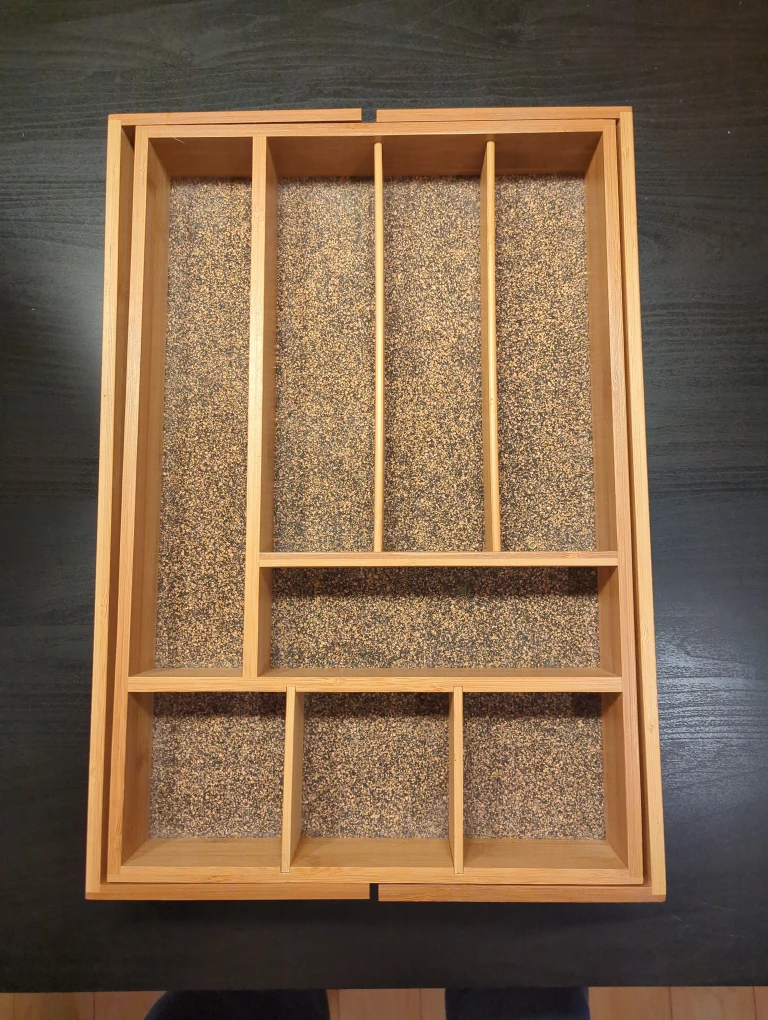 Bamboo Expandable Drawer Organizer - photo 2