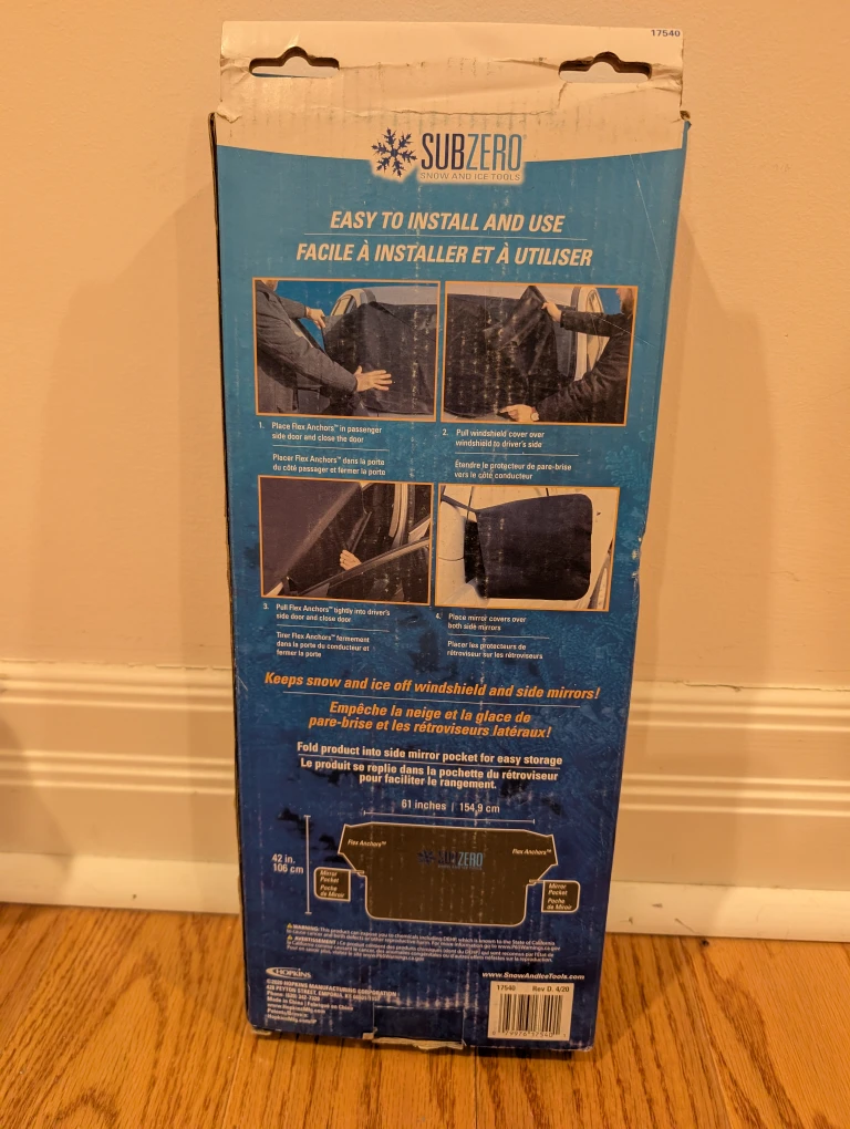 SubZero ArcticDefense MAXX Windshield Cover - New - photo 2