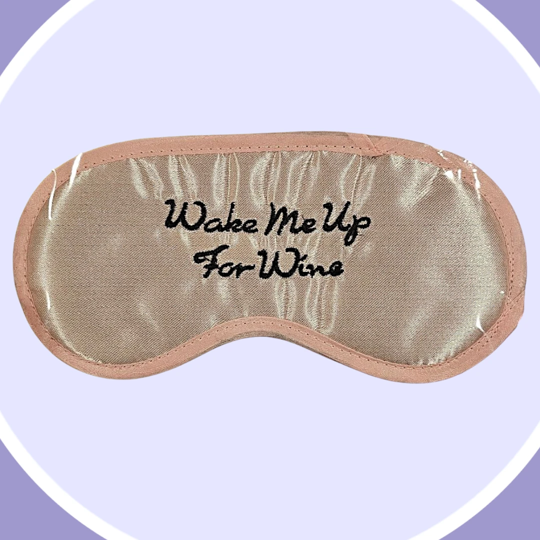 RESERVED 🥕 New Bath & Shower Eye Mask - Wake Me Up For Wine - photo 4