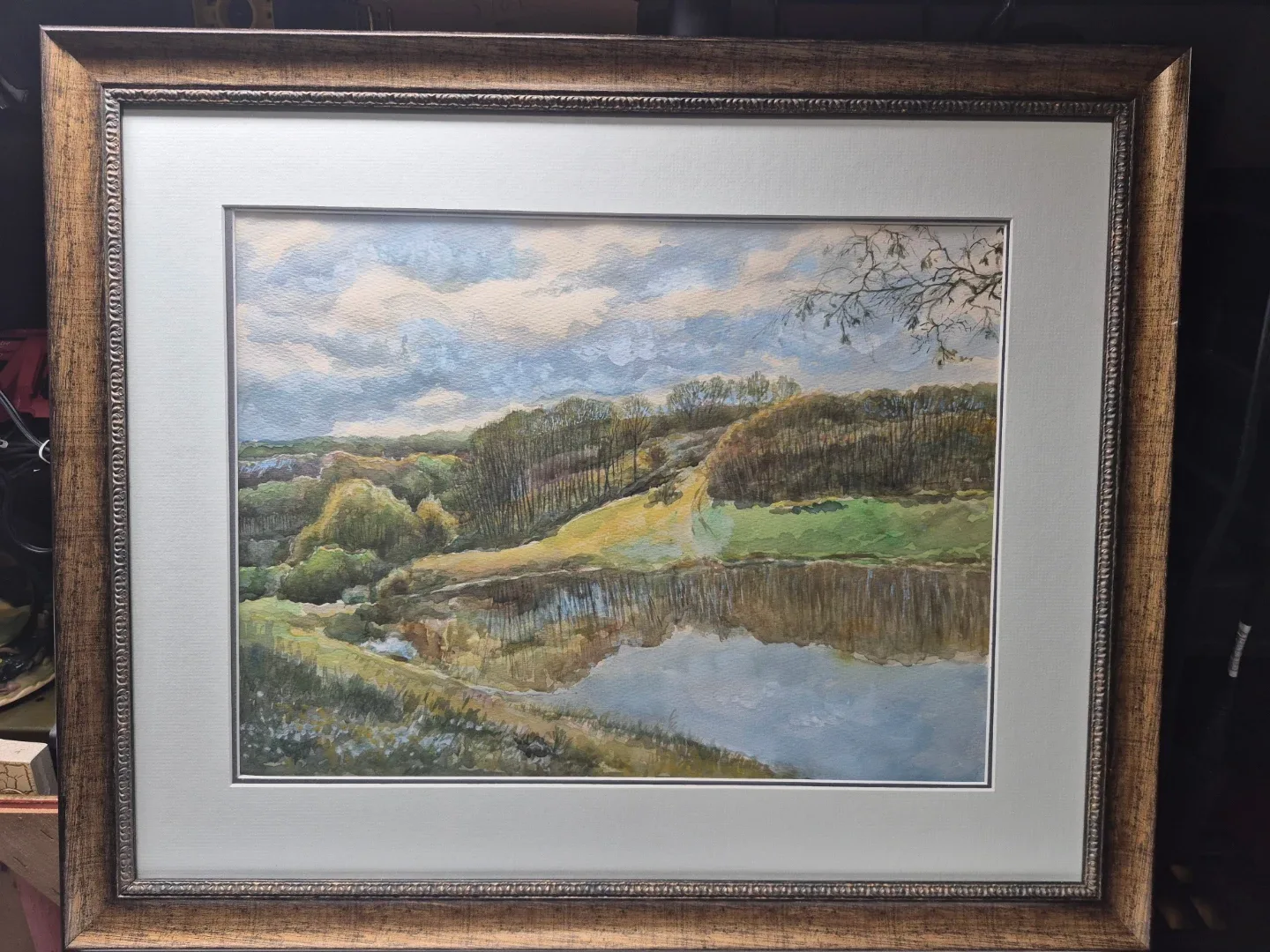 Framed Landscape Painting thumbnail