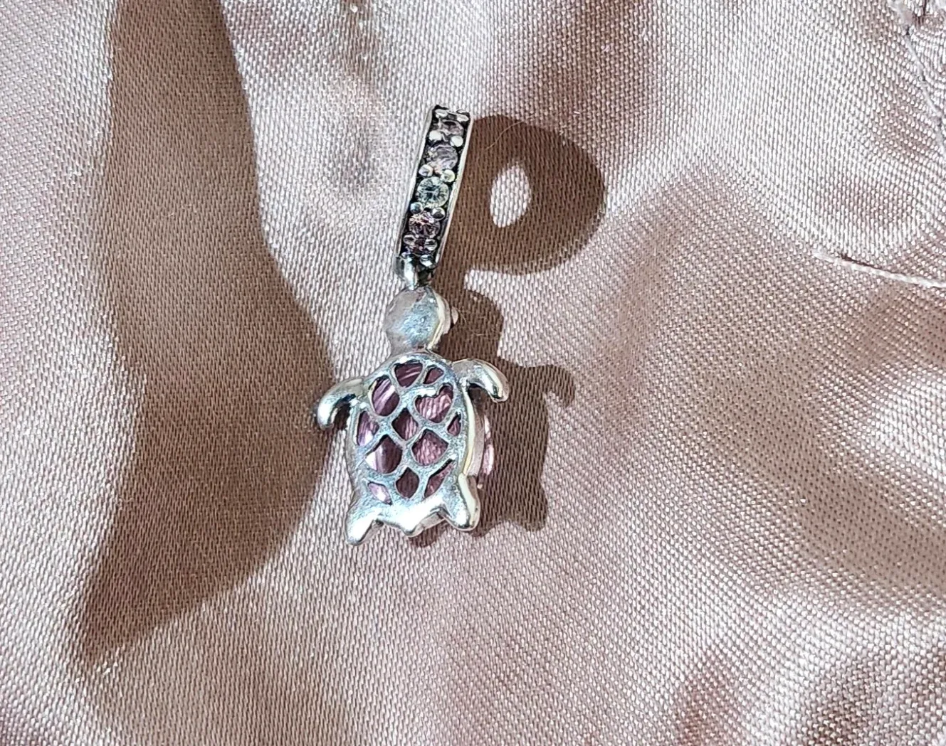 Purple Sea Turtle Dangle Charm image indicator(2)