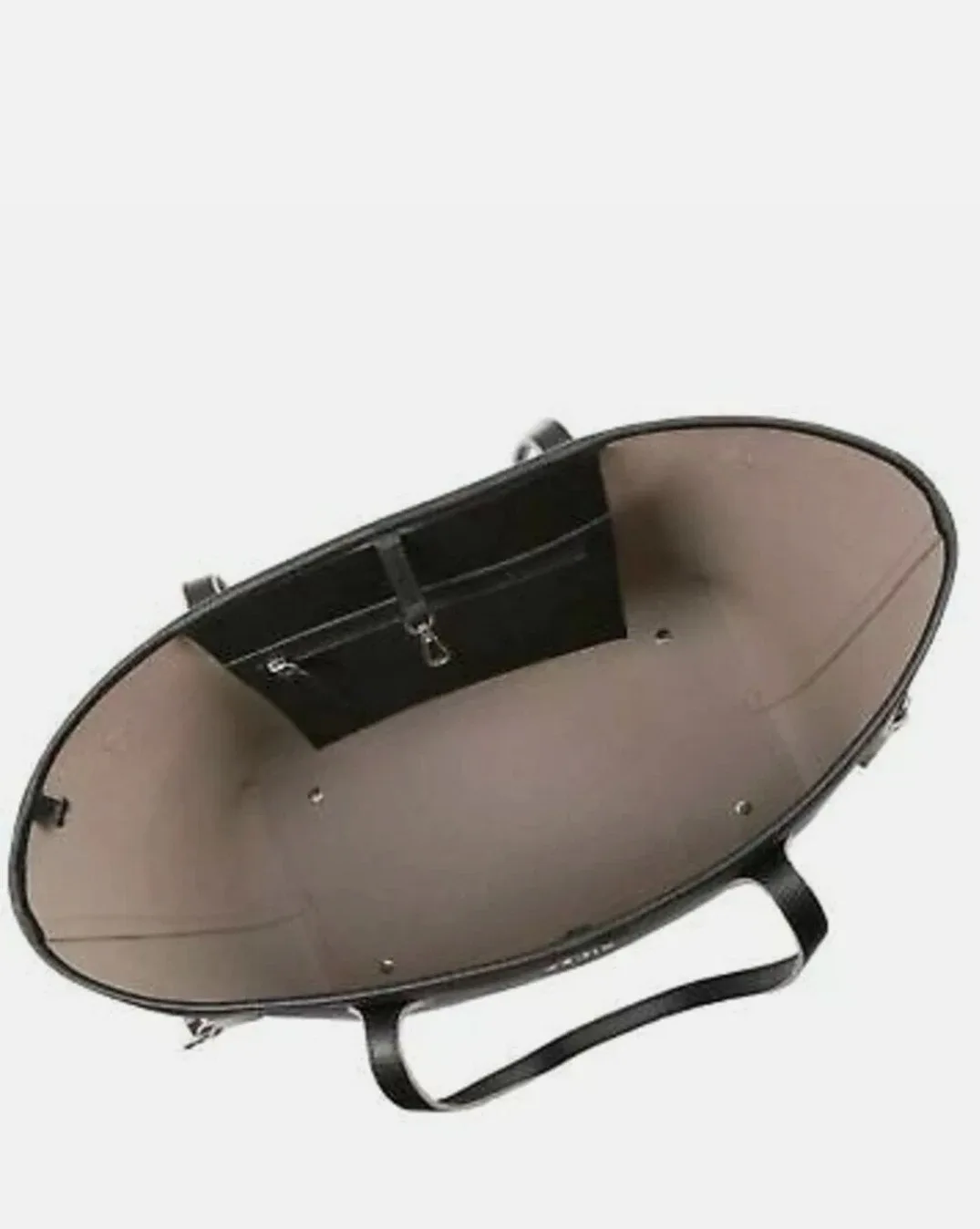 NWOT Lodis Bliss Black Pebbled Leather Large Tote Bag image indicator(5)