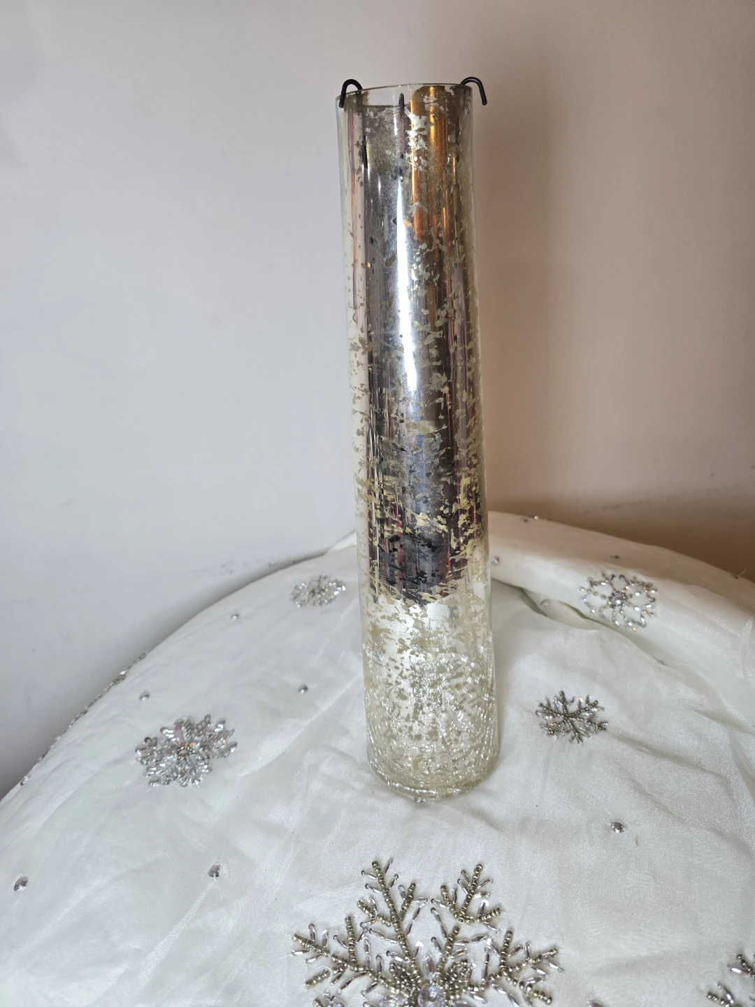 Silver Mercury Glass Vase - photo 2