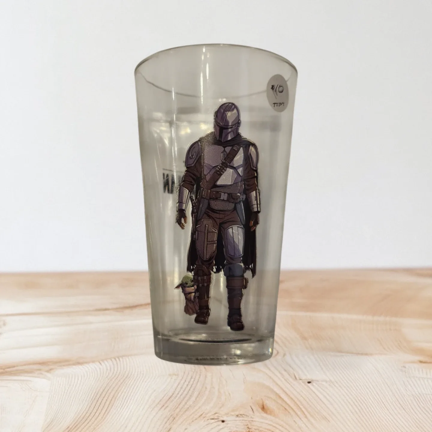 The Mandalorian Pint Glass