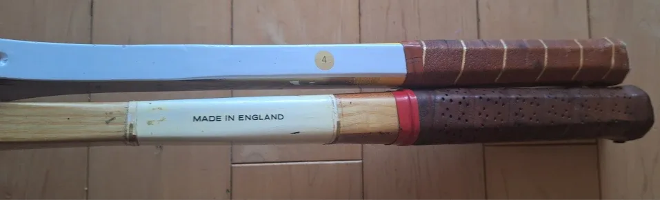 vintage Slazenger Demon & Dunlop Elite II Tennis Racquets image indicator(6)