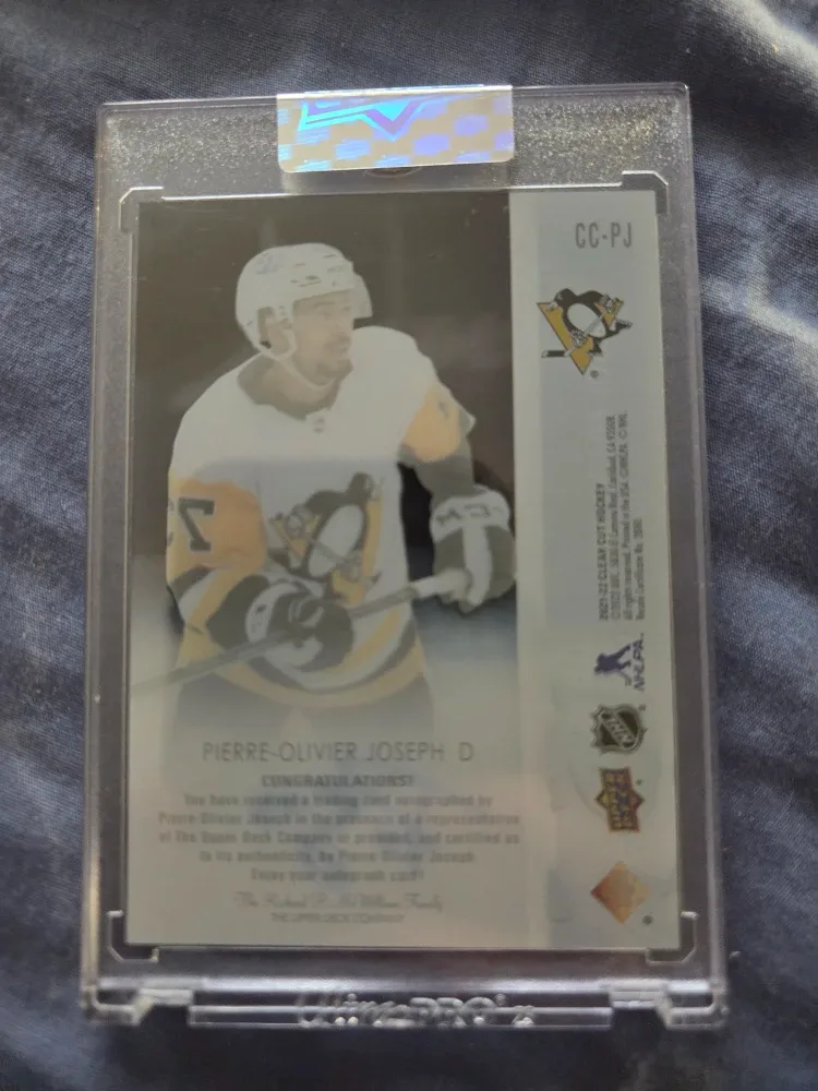 Pierre-Olivier Joseph Autographed Hockey Card image indicator(2)