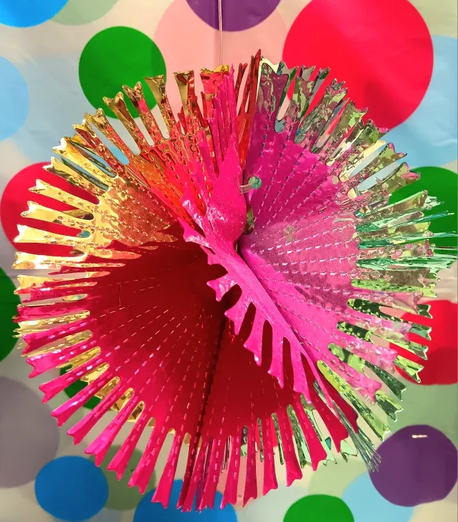 🎄Vintage Metallic Hanging Christmas Decorations Set of 5🎄 image indicator(2)