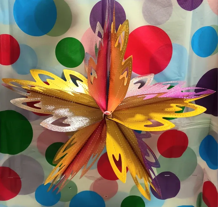 🎄Vintage Metallic Hanging Christmas Decorations Set of 5🎄 image indicator(3)