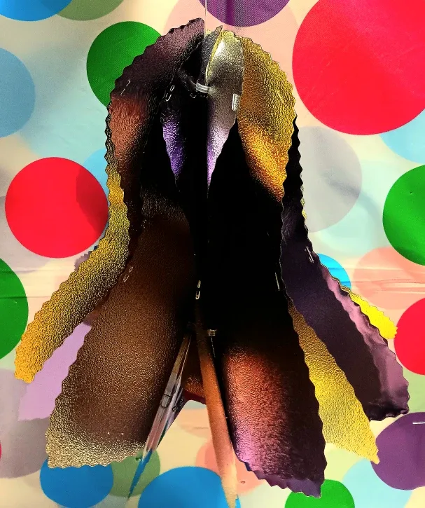 🎄Vintage Metallic Hanging Christmas Decorations Set of 5🎄 image indicator(5)