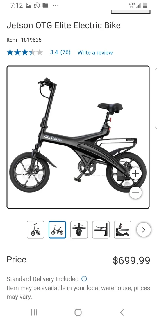 Jetson OTG Elite Electric Bike