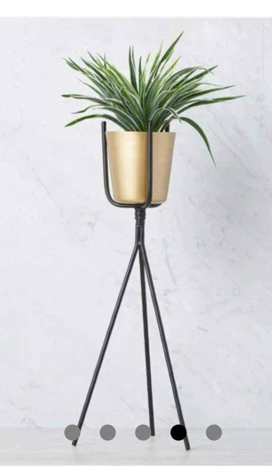 Gold Plant Stand
