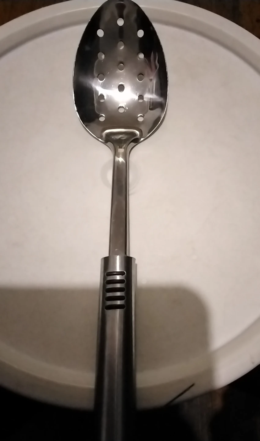 Stainless Steel Slotted Spoon 🥕