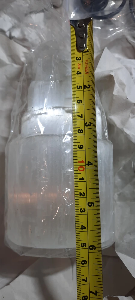 New Himalayan Glow Selenite Crystal Lamp - photo 3