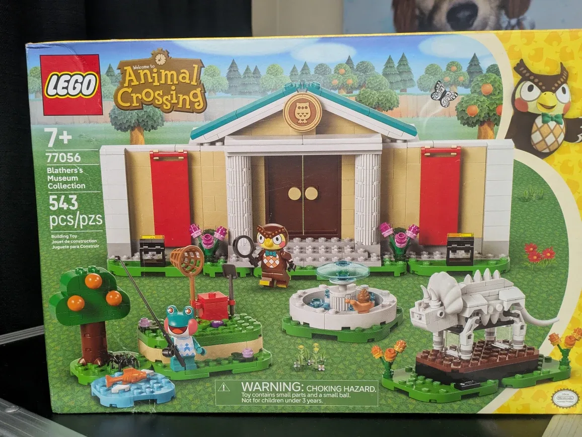 New LEGO Animal Crossing Blathers' Museum Collection 77056