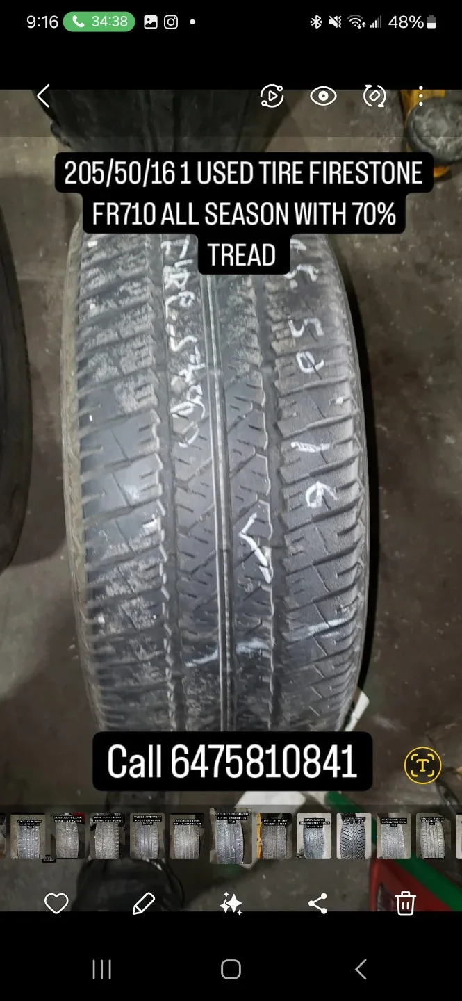 Firestone FR710 All Season Tire 205/50/16 thumbnail