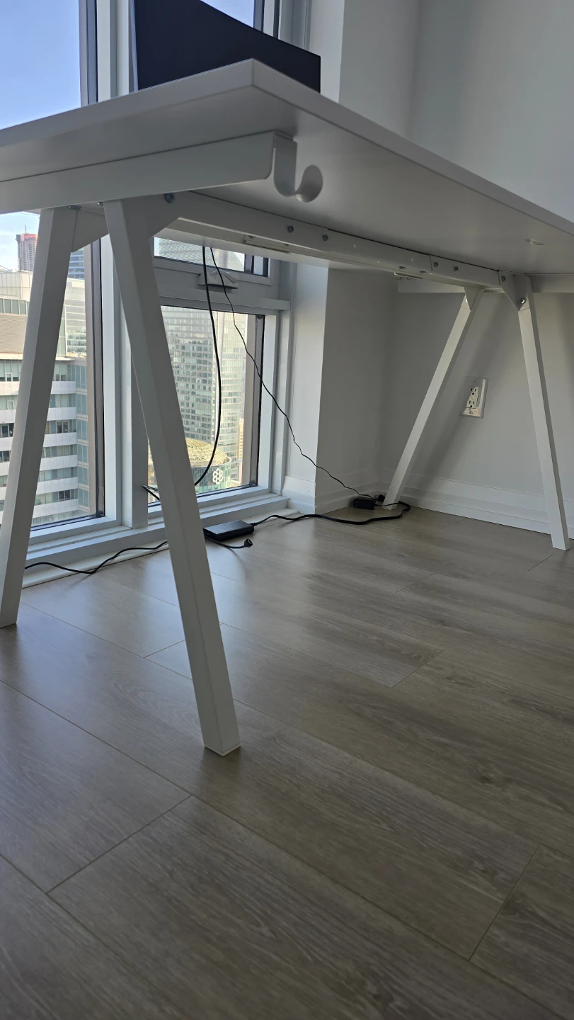 IKEA TROTTEN white desk 160x80 cm - photo 2