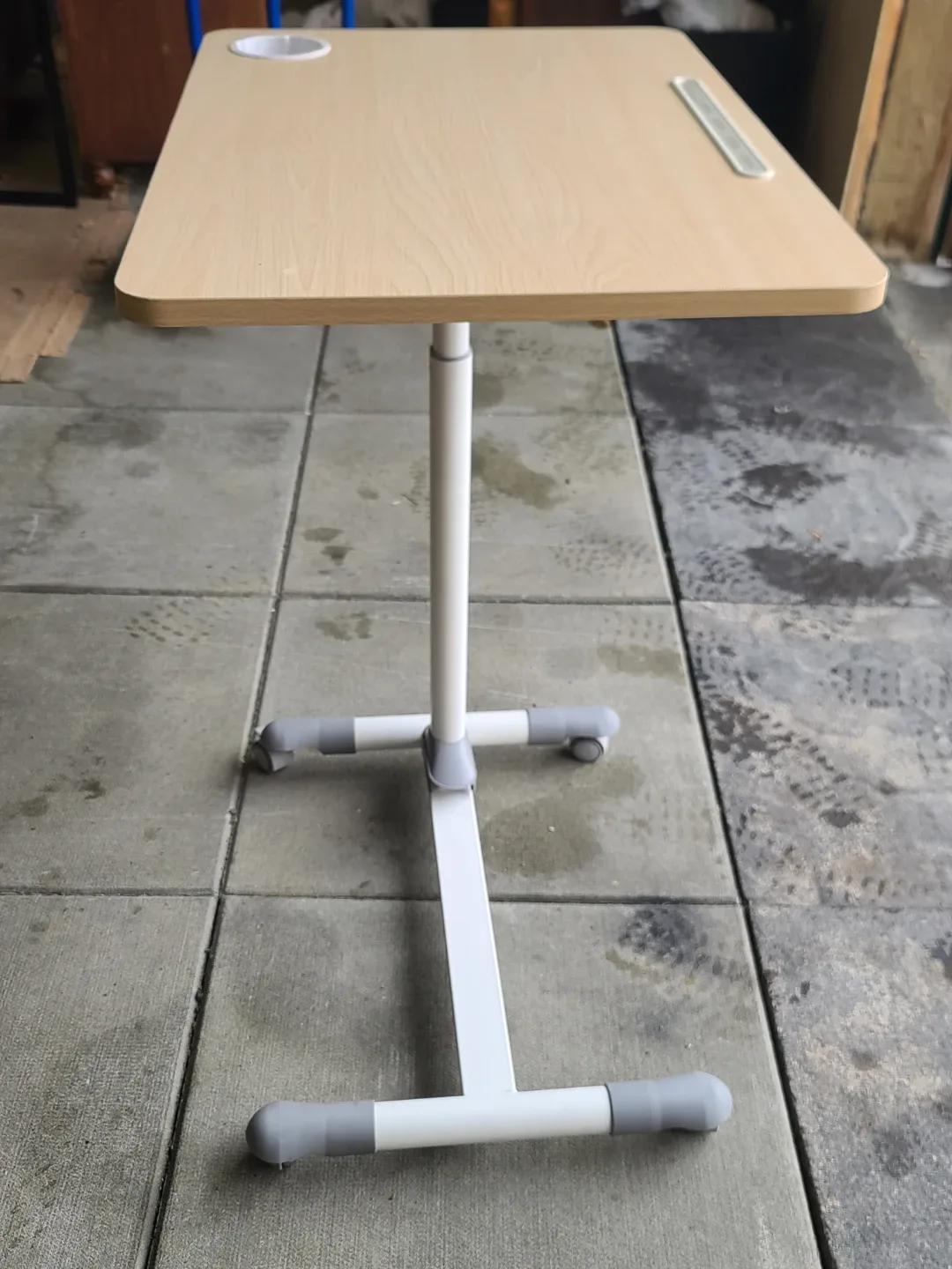 Adjustable Height Rolling Laptop Desk image indicator(3)