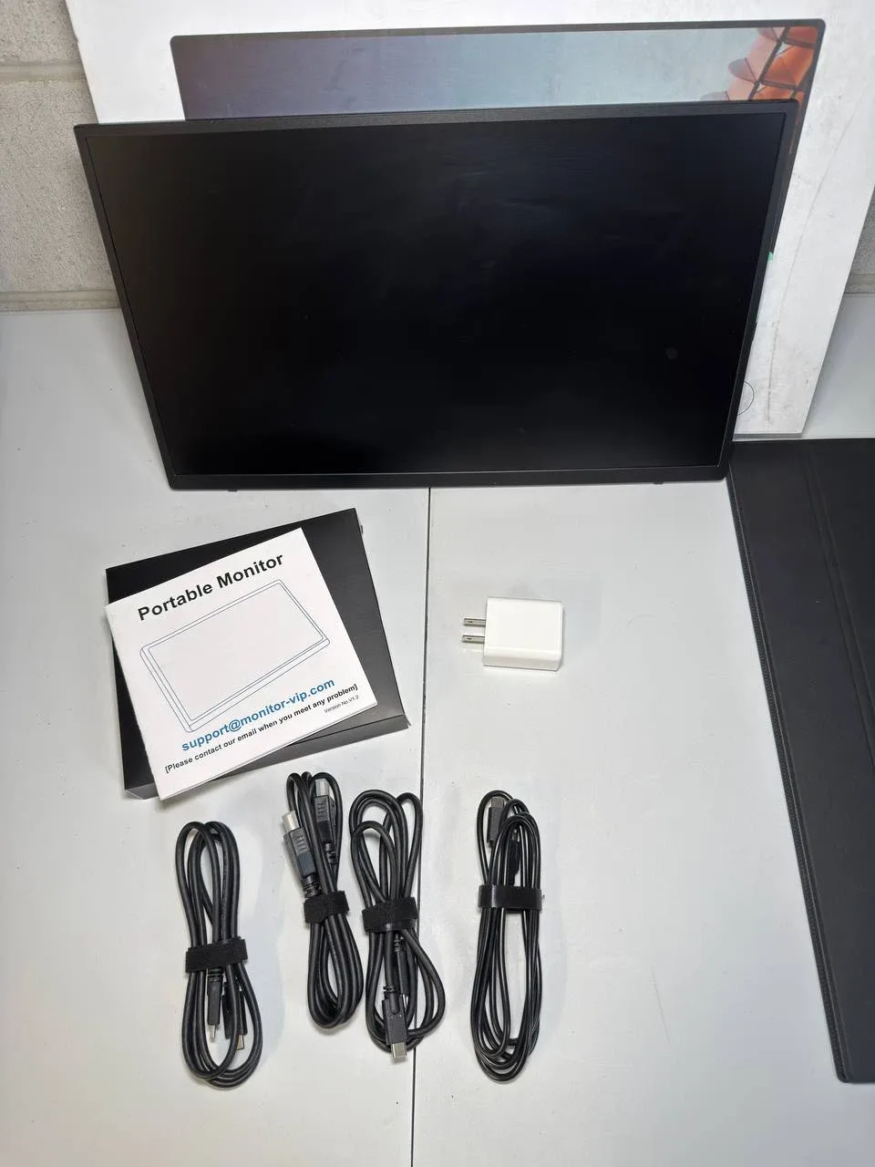 MagicRaven Portable Monitor, 15.6" 1080P Laptop Screen image indicator(4)