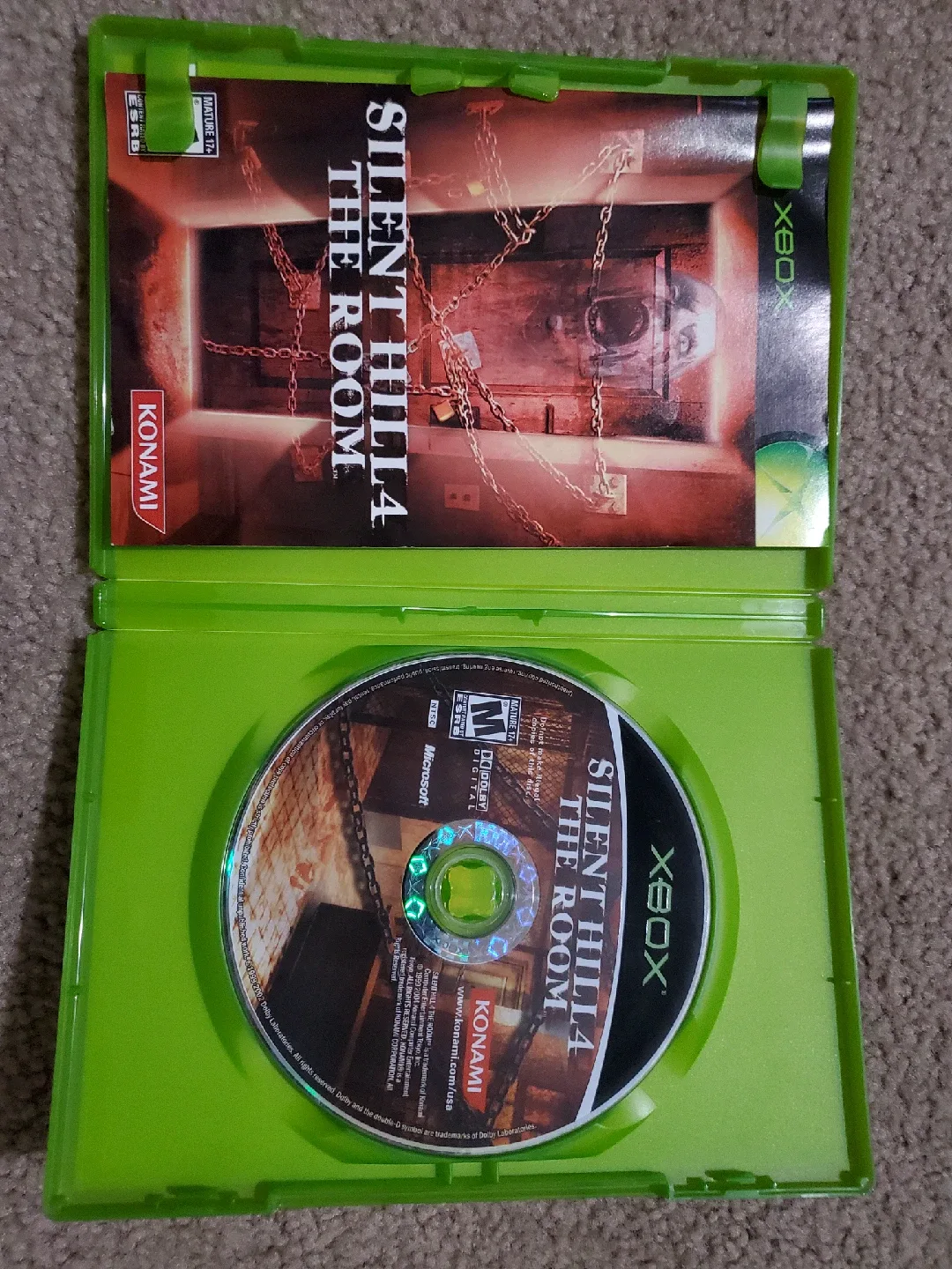Silent Hill 2 and Silent Hill 4: The Room Xbox Complete in box image indicator(5)