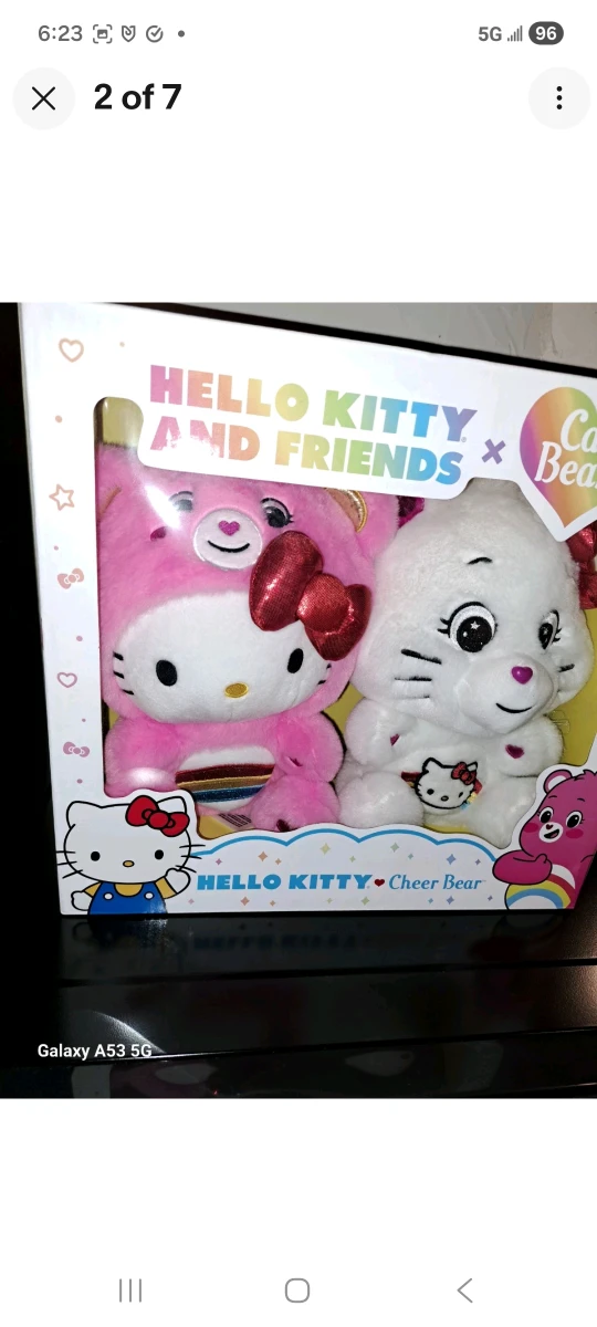 New Hello Kitty & Care Bears Plush Set - photo 2